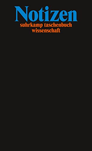 Notizbuch 50 Jahre stw: Notizen (suhrkamp taschenbuch wissenschaft)