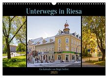 Unterwegs in Riesa (Wandkalender 2023 DIN A3 quer), Calvendo Monatskalender
