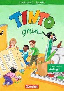 TINTO 1 und 2 - Bisherige grüne Ausgabe: TINTO grün - Arbeitsheft 2 - Sprache - 2.aktualisierte Auflage