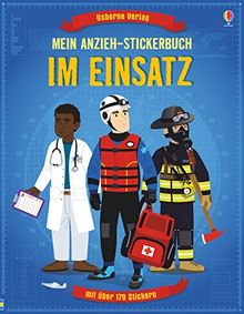 Mein Anzieh-Stickerbuch: Im Einsatz