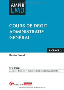 Cours de droit administratif général : licence 2