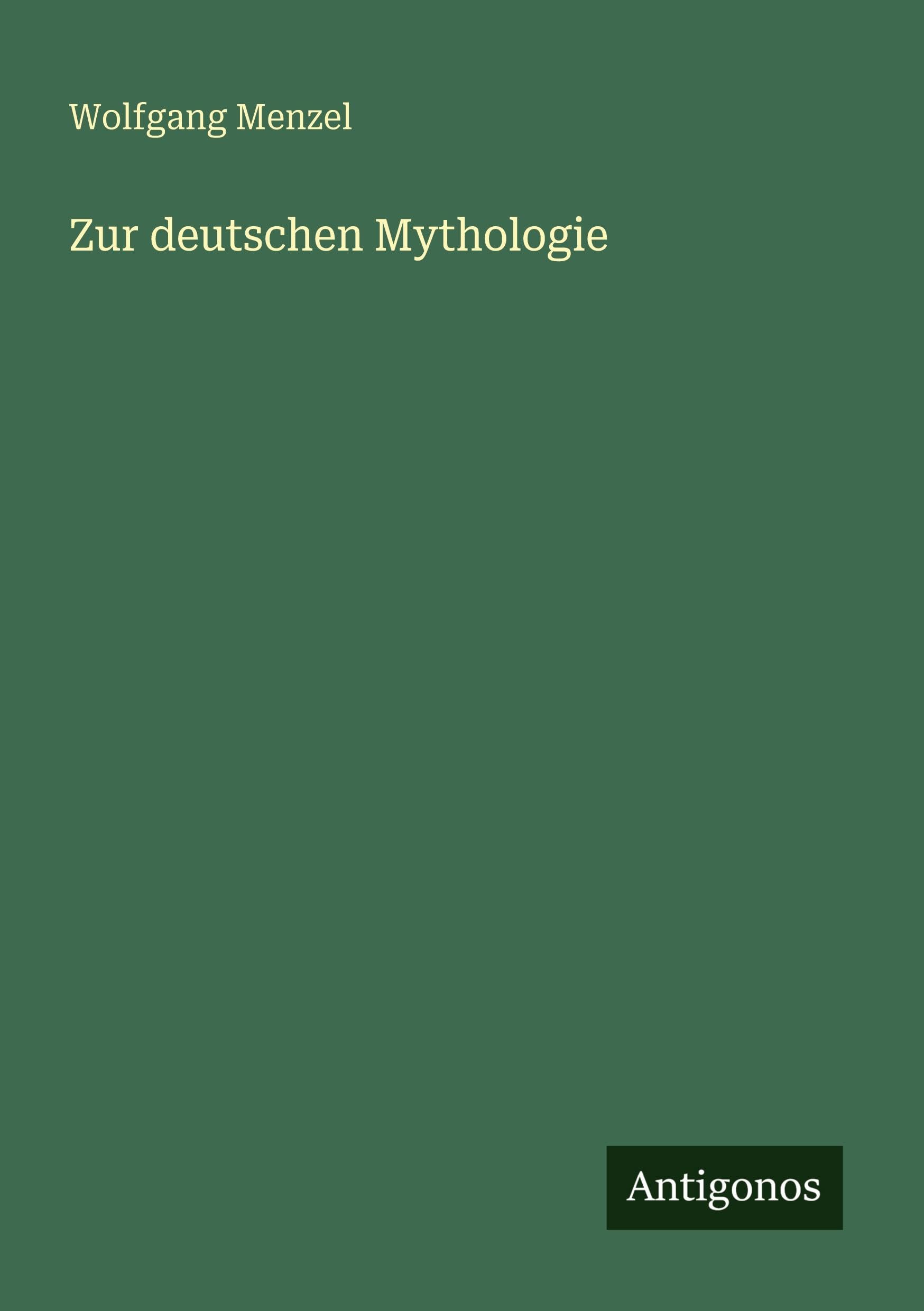 Zur deutschen Mythologie