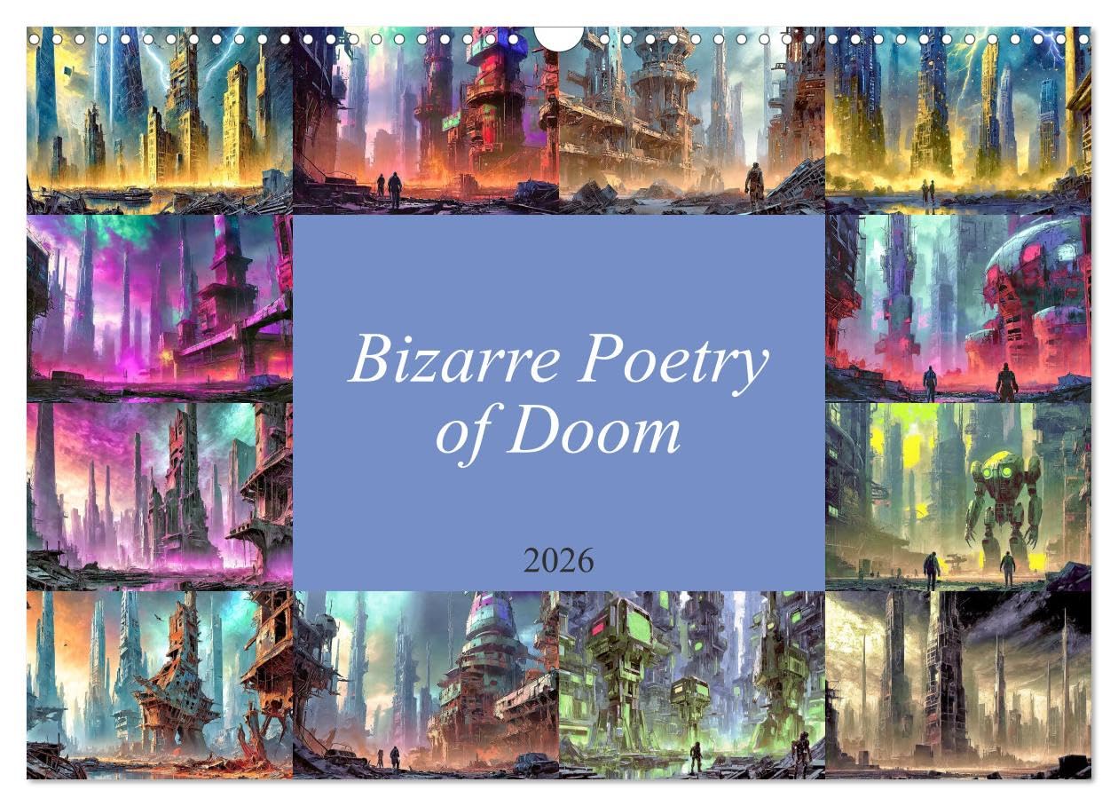 Bizarre Poetry of Doom (Wall Calendar 2026 DIN A3 landscape), CALVENDO 12 Month Wall Calendar: A dystopian vision