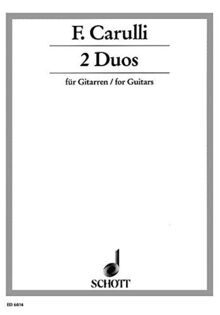 2 Duos: op. 146. 2 Gitarren. Spielpartitur. (Edition Schott)