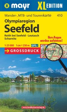 Olympiaregion Seefeld XL: Wander-, MTB- und Tourenkarte. GPS-genau. Großdruck. 1:25000