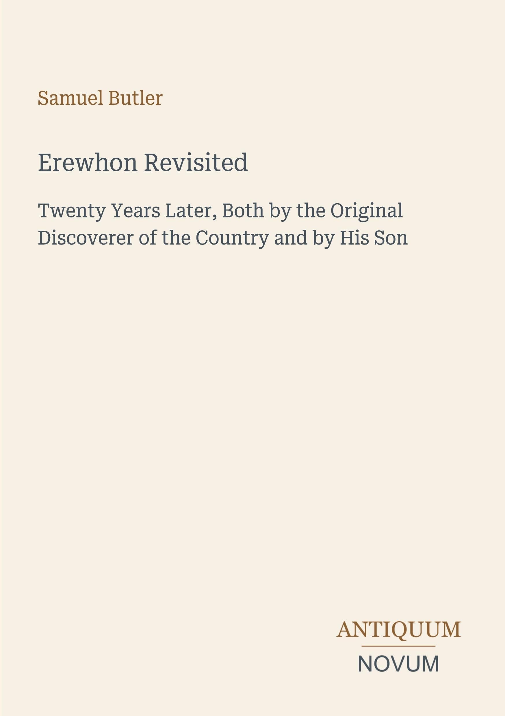 Erewhon Revisited