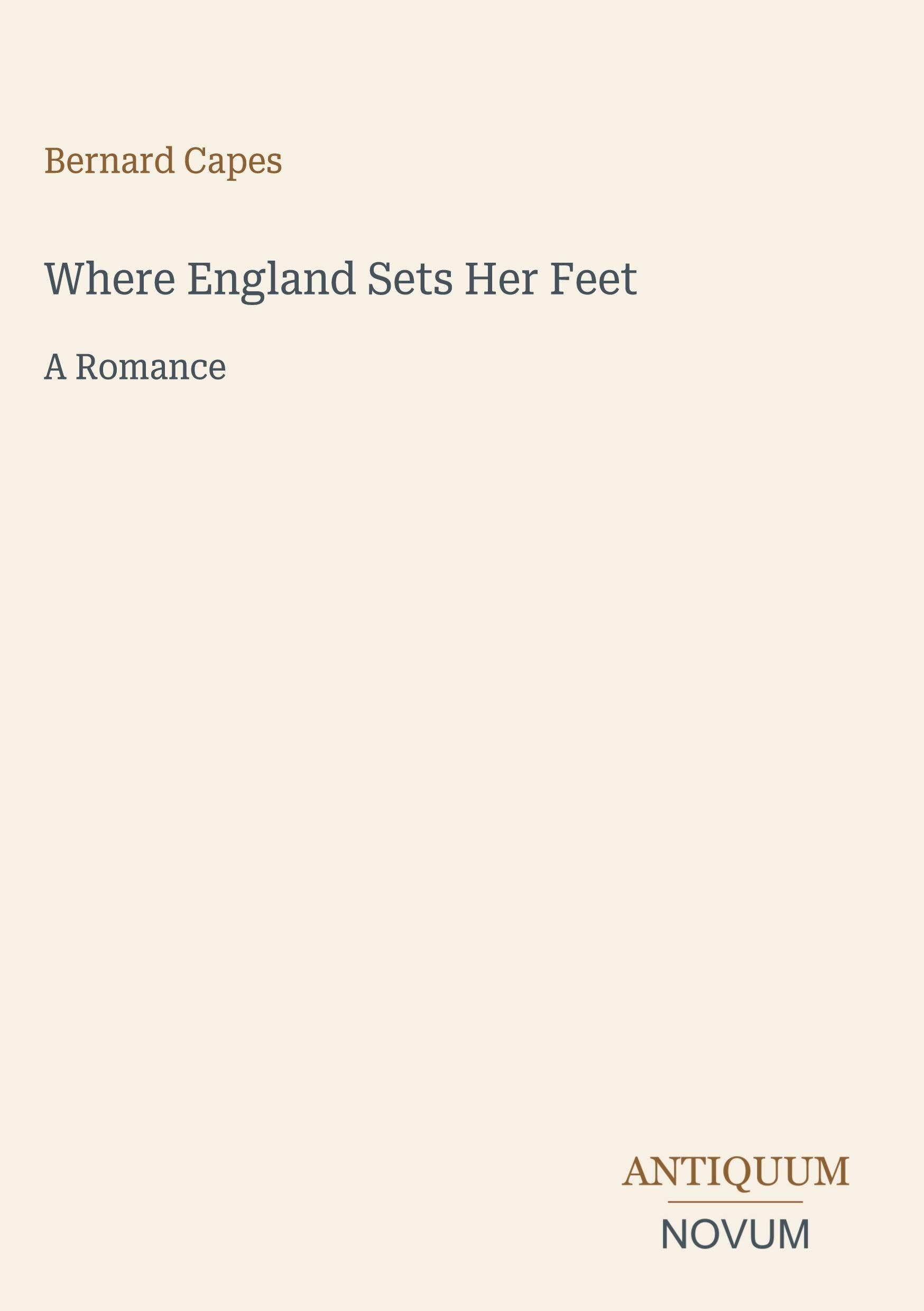 Where England Sets Her Feet