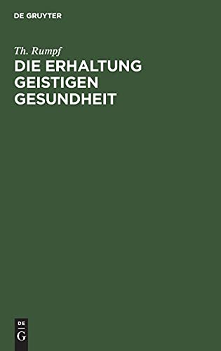 Die Erhaltung geistigen Gesundheit