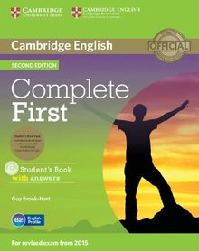 Complete First Student's Book Pack (Student's Book with Answers with CD-ROM, Class Audio CDs (2))