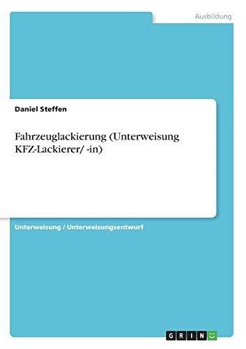 Fahrzeuglackierung (Unterweisung KFZ-Lackierer/ -in)