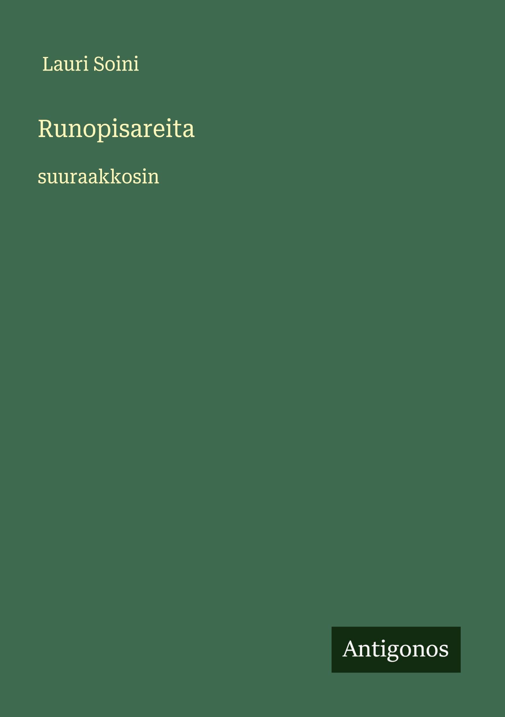 Runopisareita: suuraakkosin