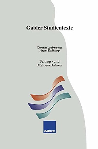 Beitrags- und Meldeverfahren (Gabler-Studientexte)