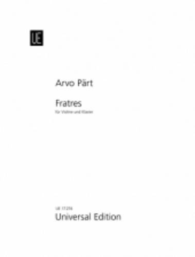 Fratres - Arvo Pärt Kartoniert (TB)