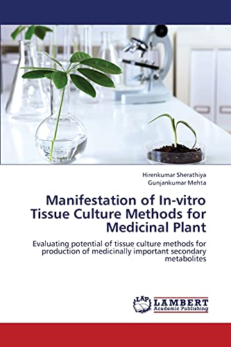 Manifestation of In-vitro Tissue Culture Methods for Medicinal Plant: Evaluating potential of tissue culture methods for production of medicinally important secondary metabolites