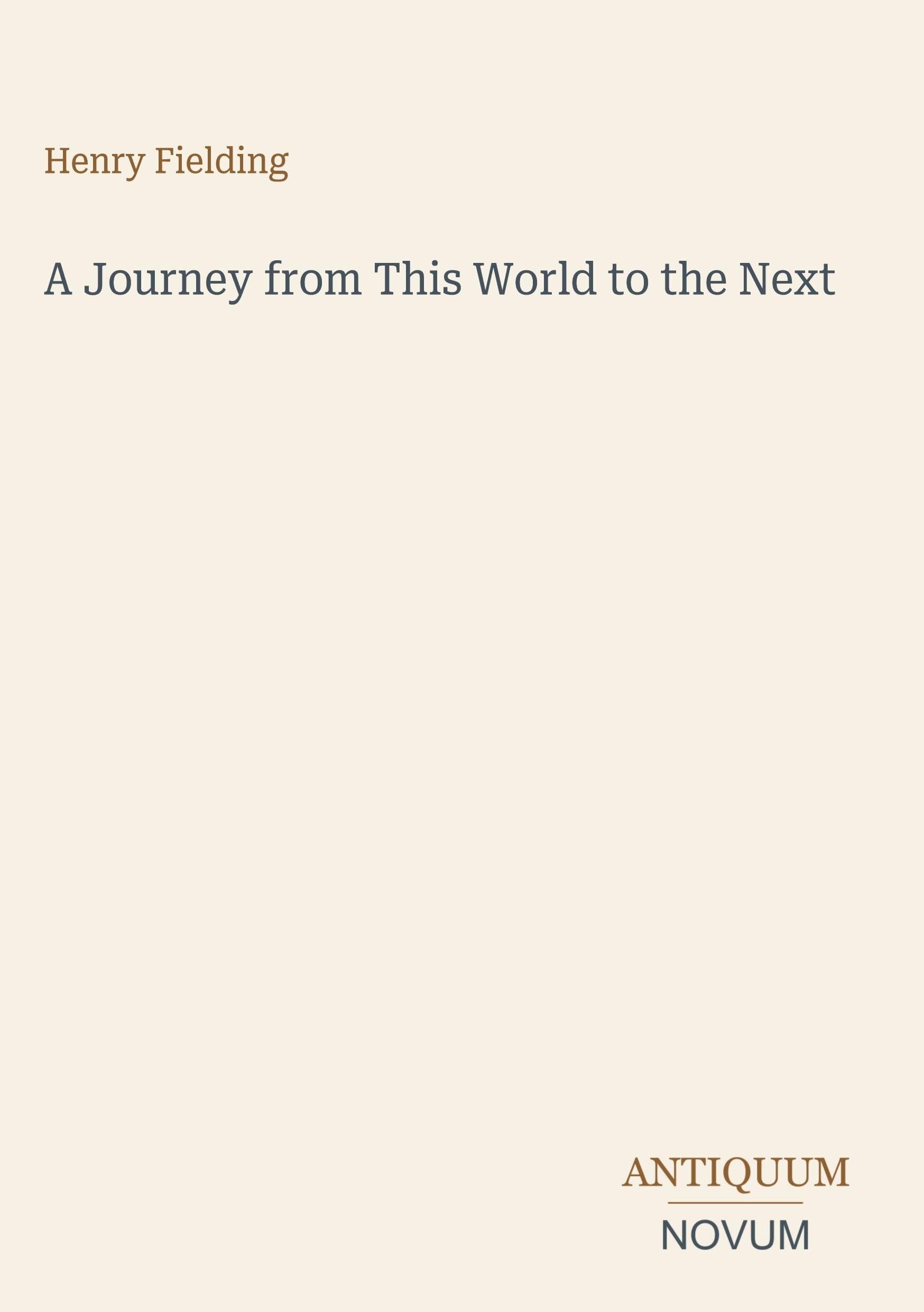 A Journey from This World to the Next
