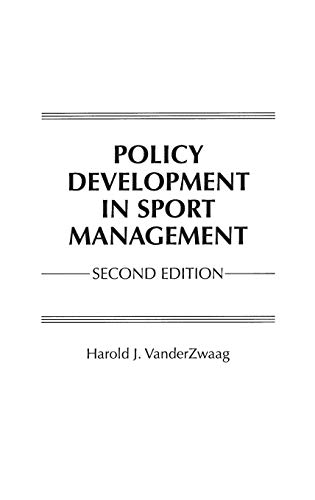 Policy Development in Sport Management