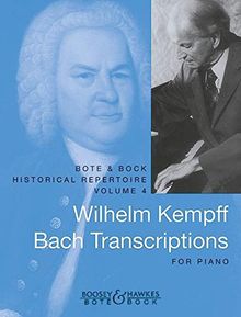 Bach-Transkriptionen: Klavier. (Historical Repertoire Series)