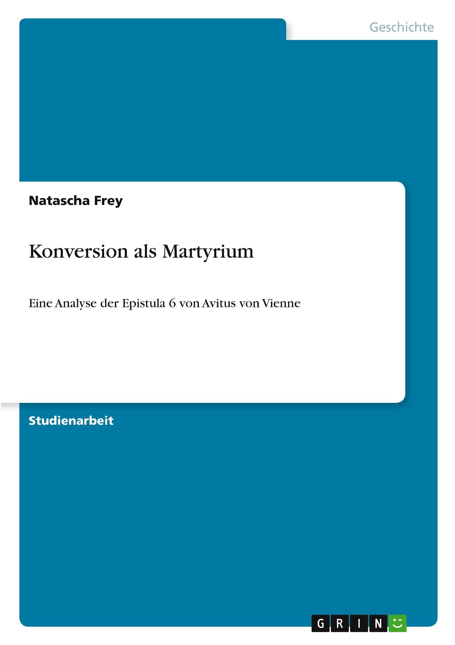 Konversion als Martyrium