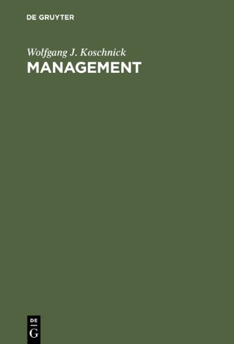Management. Enzyklopädisches Lexikon
