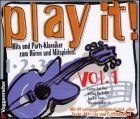 Play it! Hits und Party-Klassiker, Audio-CDs m. Songbooklets, Vol.1, 2 Audio-CDs m. Songbooklet
