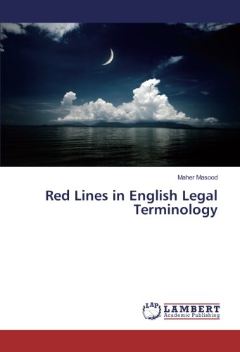 Red Lines in English Legal Terminology
