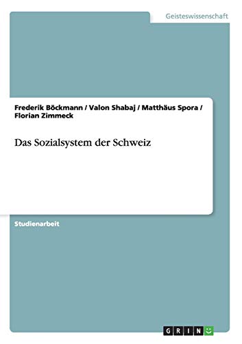 Das Sozialsystem der Schweiz
