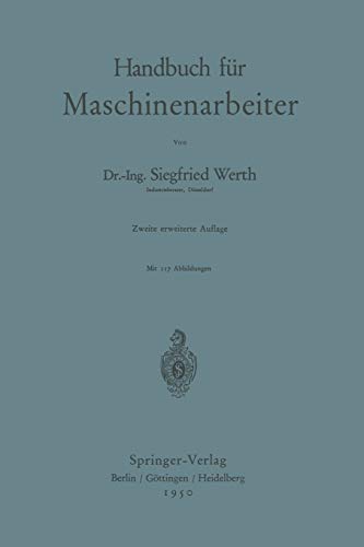 Handbuch für Maschinenarbeiter