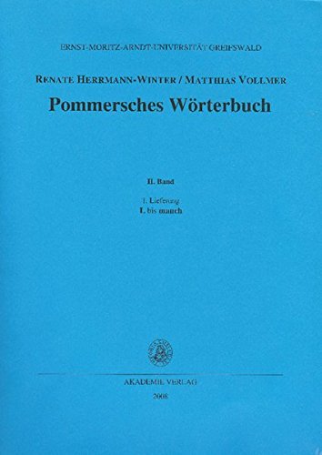 Pommersches Wörterbuch: L bis manch