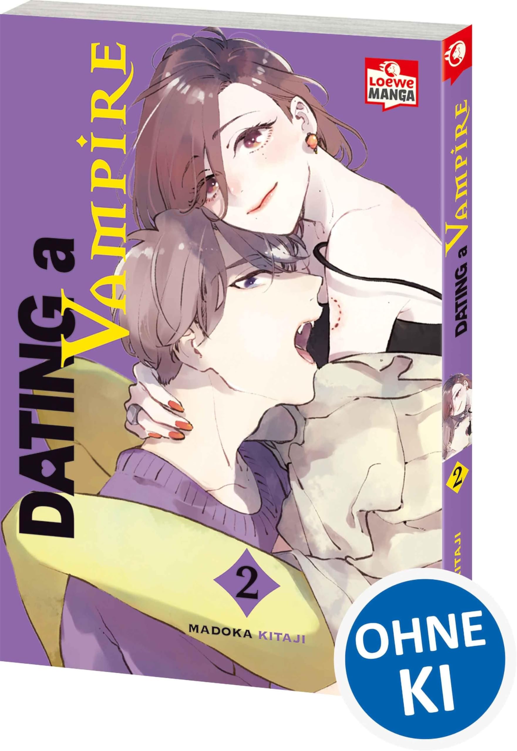 Dating a Vampire 02: Ein verspielt-leidenschaftlicher Romance-Manga über die Liebe am Arbeitsplatz mit einer klugen Manga-Redakteurin und einem charmanten Vampir-Mangaka
