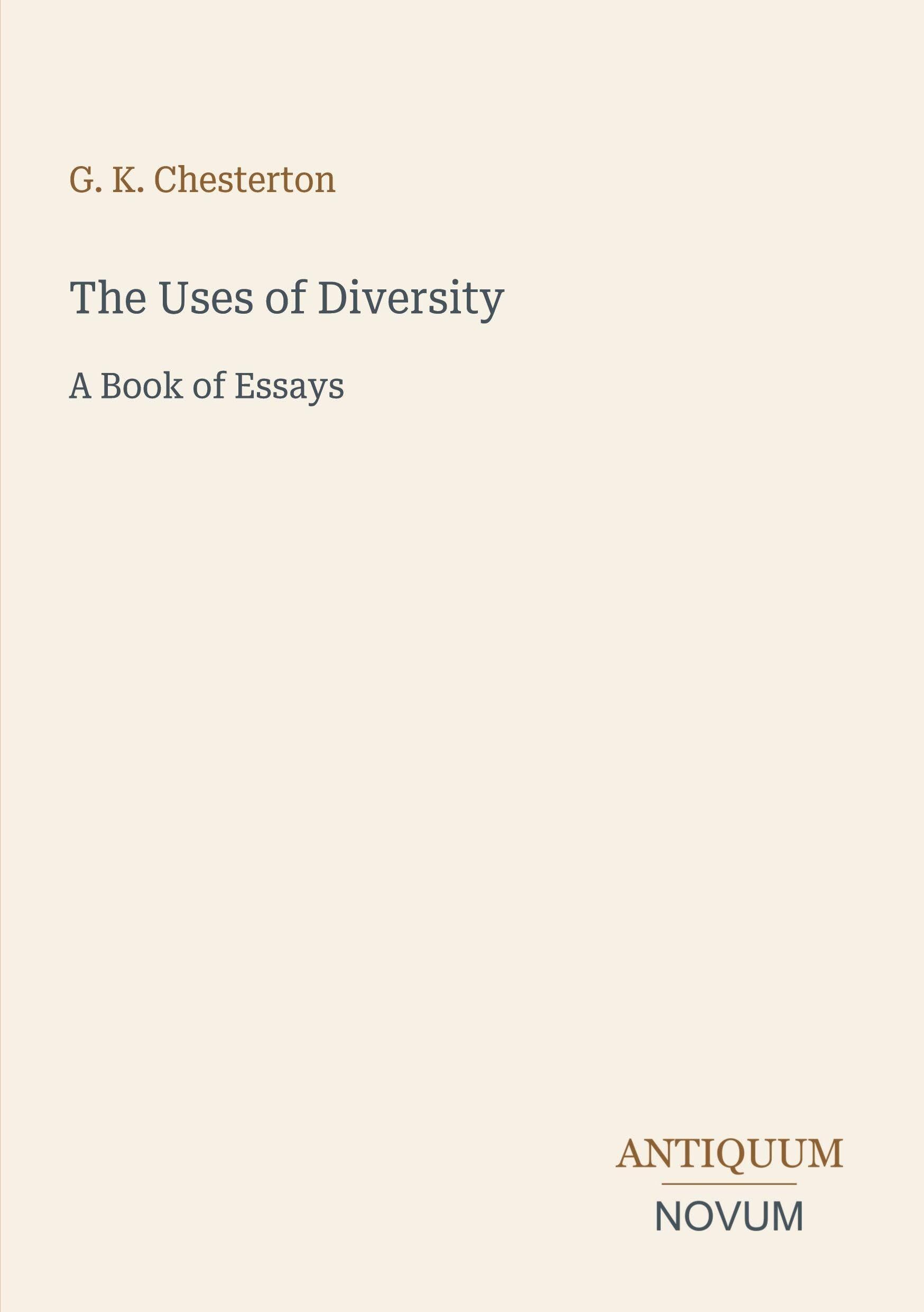 The Uses of Diversity