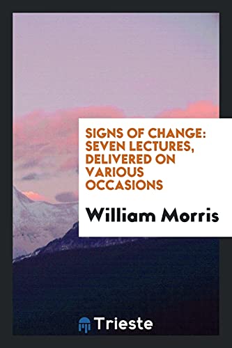 Die Buchhandlung in Oelde hat das Buch Signs of Change: Seven Lectures, Delivered on Various Occasions