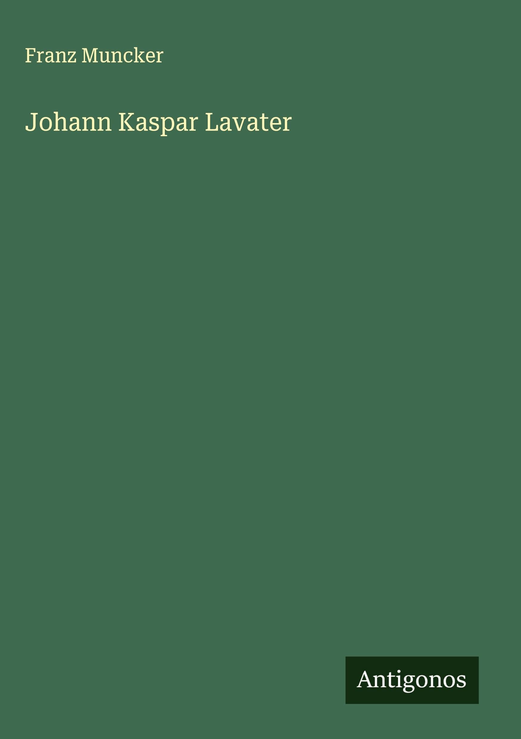 Johann Kaspar Lavater