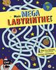 Mein Mega-Labyrinthe-Buch: Über 60 x Rätseln, Suchen und Finden!