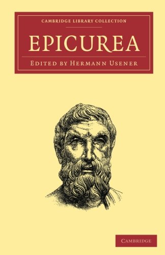 Epicurus Epicurea (Cambridge Library Collection - Classics)