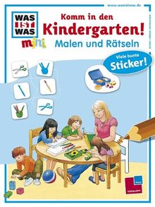 Malen und Rätseln: Komm in den Kindergarten!