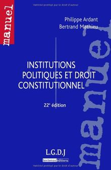 Institutions politiques et droit constitutionnel