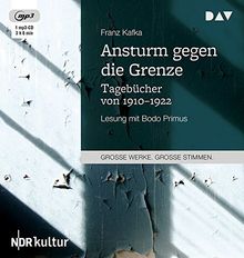 Ansturm gegen die Grenze. Tagebücher von 1910-1922: Lesung mit Bodo Primus (1 mp3-CD)