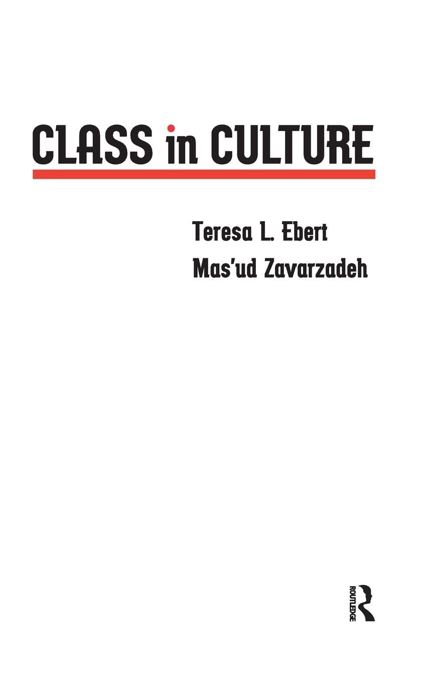 Class in Culture (Critical Narrative)