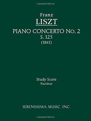Piano Concerto No. 2, S. 125: Study score