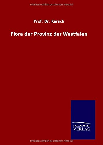 Flora der Provinz der Westfalen