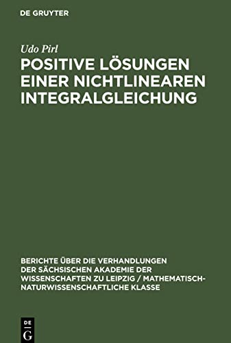 Positive Lösungen einer nichtlinearen Integralgleichung