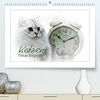 Katzen – Treue Begleiter (hochwertiger Premium Wandkalender 2024 DIN A2 quer), Kunstdruck in Hochglanz