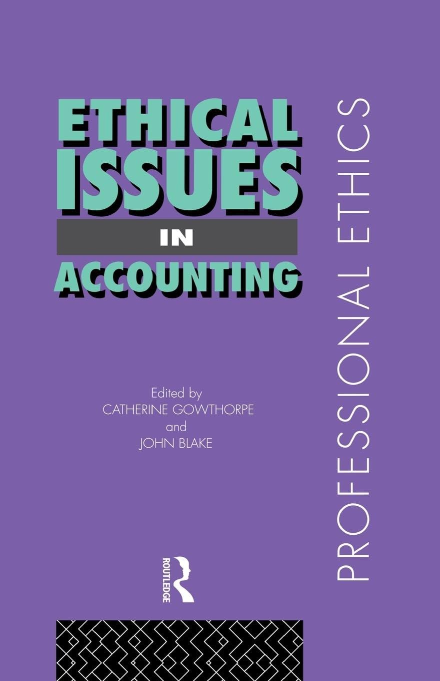 Ethical Issues in Accounting (Professional Ethics)