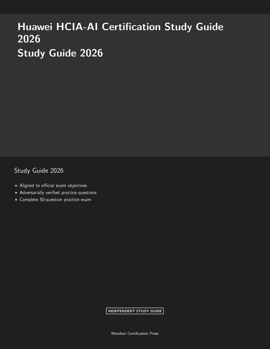 Huawei HCIA-AI Certification Study Guide 2026