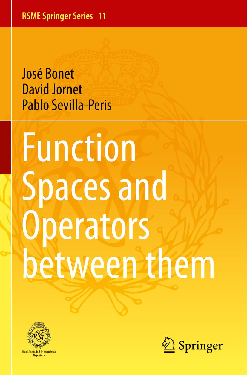 Function Spaces and Operators between them (RSME Springer Series, Band 11)