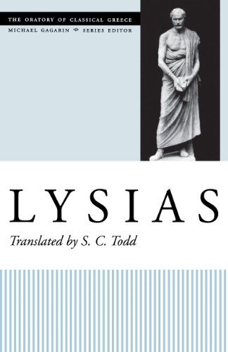 Lysias (The Oratory of Classical Greece Series, 2)