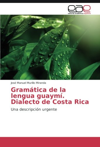 Gramática de la lengua guaymí. Dialecto de Costa Rica: Una descripción urgente