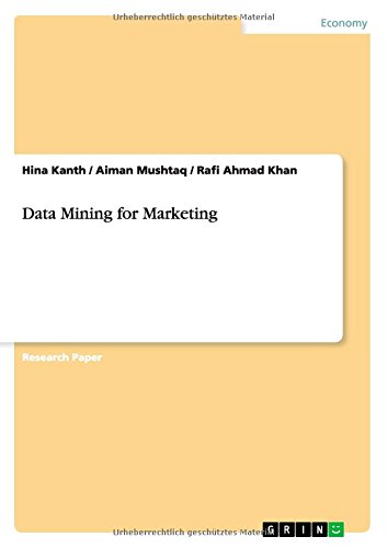 Data Mining for Marketing