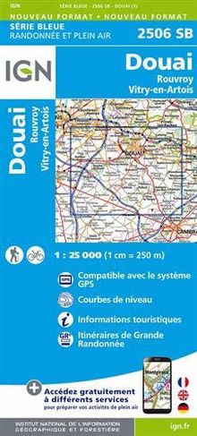 Douai.Rouvroy.Vitry-en-Artois 1:25 000
