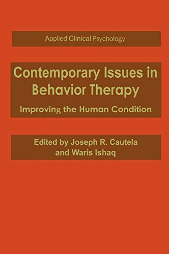 Contemporary Issues in Behavior Therapy: Improving the Human Condition (Nato Science Series B:)
